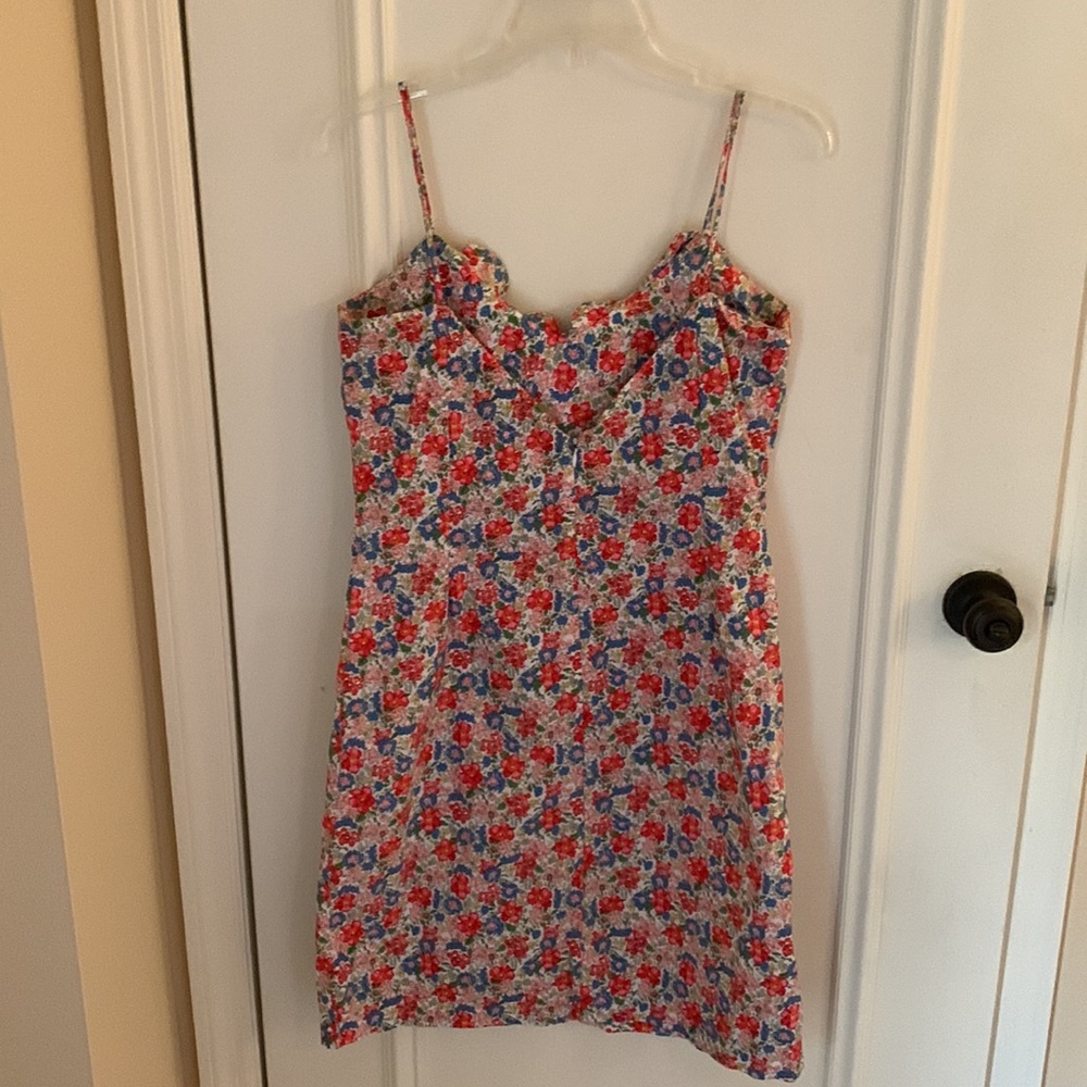 Ralph Lauren Calico Floral Sleeveless Sun Dress size 10 - Picture 2 of 7